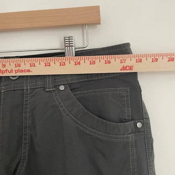 Kuhl Shorts Mens 35 Gray Hiking Trekking Outdoor Lightweight Cargo Gorpcore - Picture 14 of 16